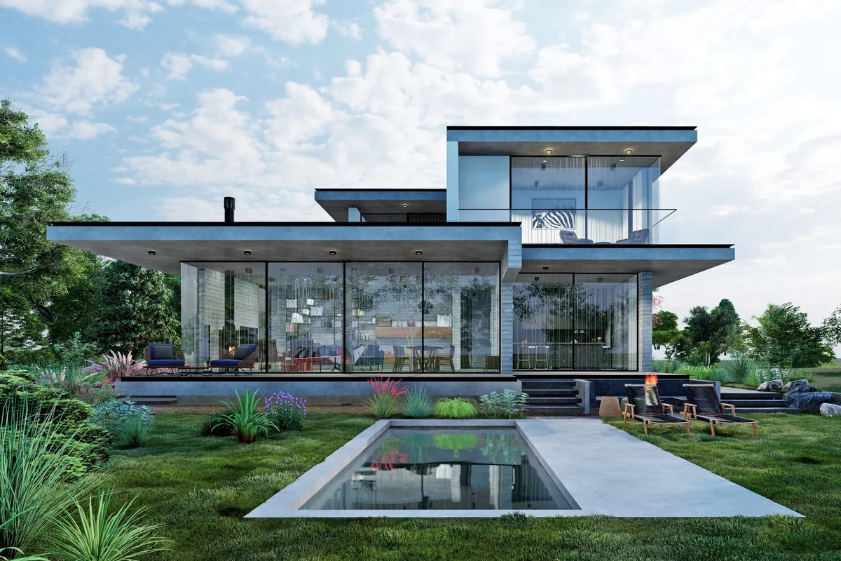 Villa Sarıgerme, genel görünüm